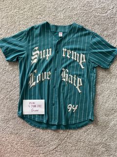 Supreme Love Hate Baseball Jersey