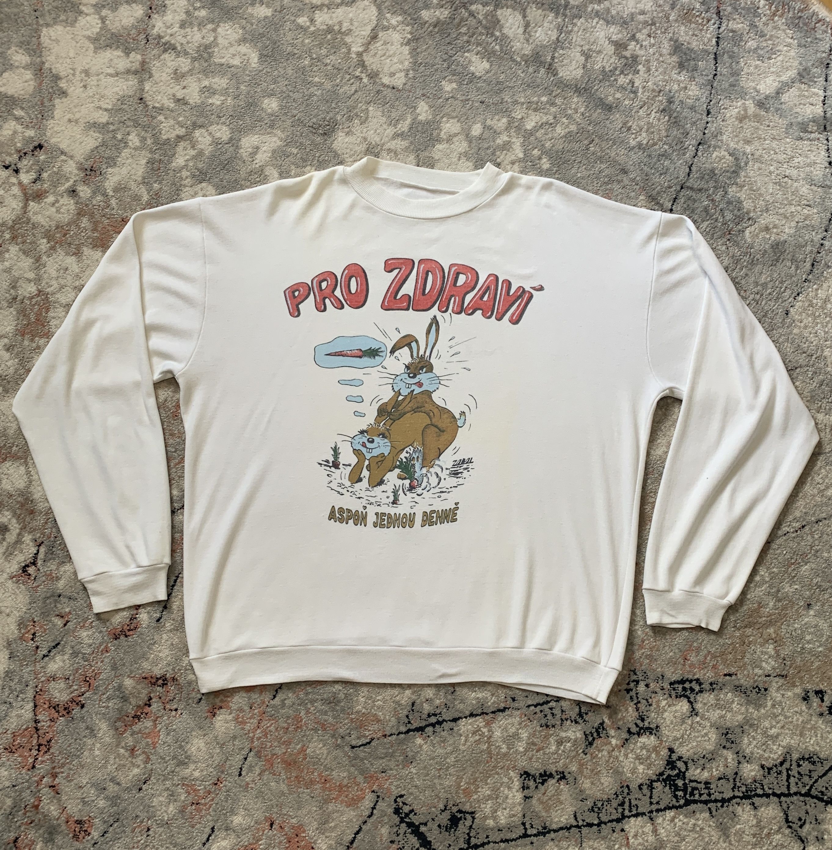 Other Rabbit Vintage Sweatshirt Size US L / EU 52-54 / 3 - 2 Thumbnail