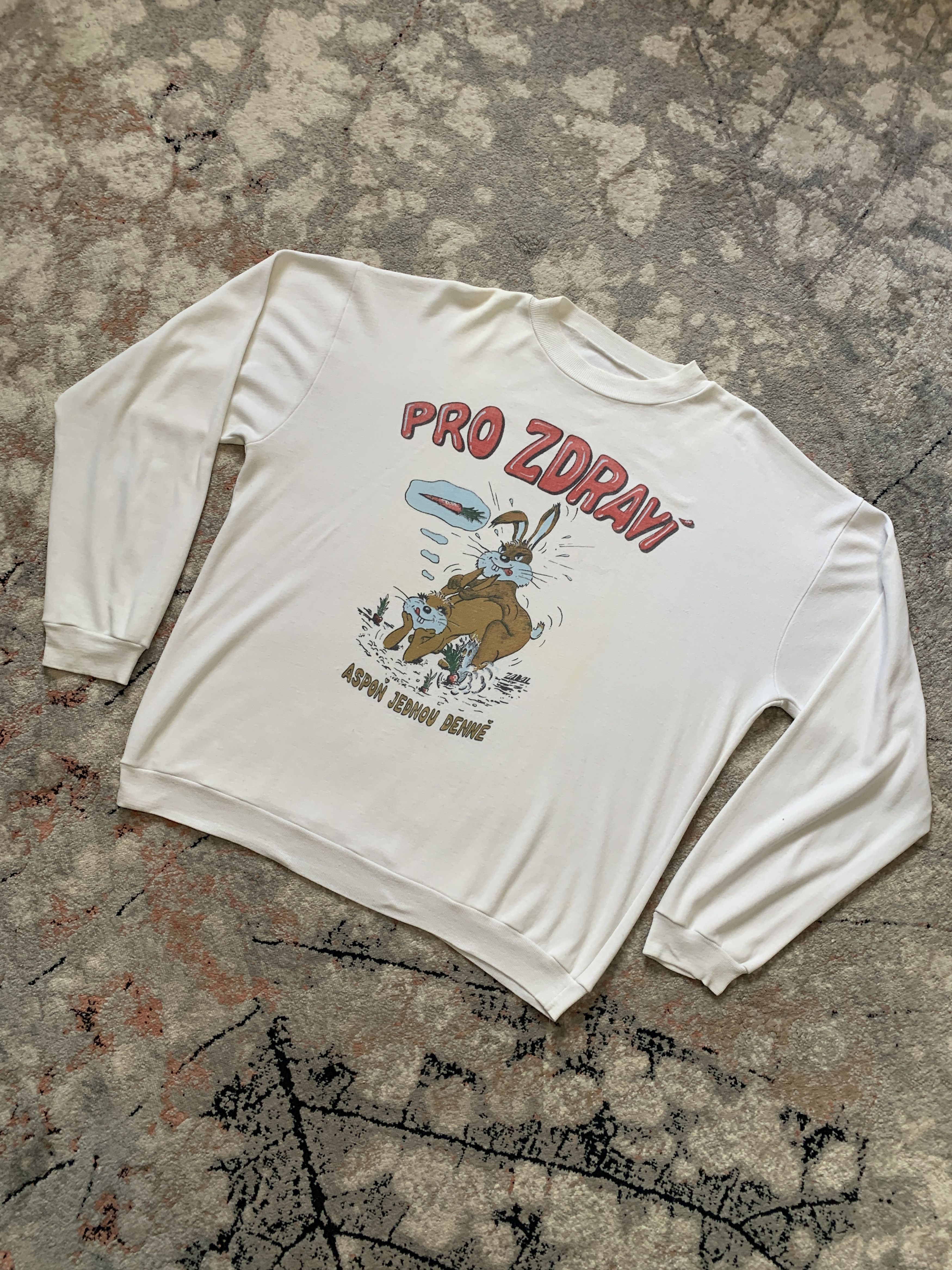 Other Rabbit Vintage Sweatshirt Size US L / EU 52-54 / 3 - 1 Thumbnail