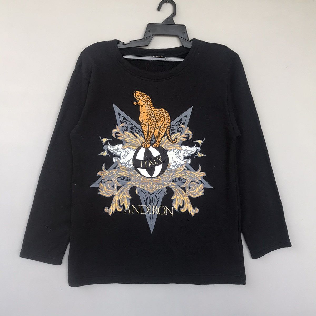 Japanese Brand Vintage japanese designer andiron italy big logo Size US M / EU 48-50 / 2 - 1 Thumbnail