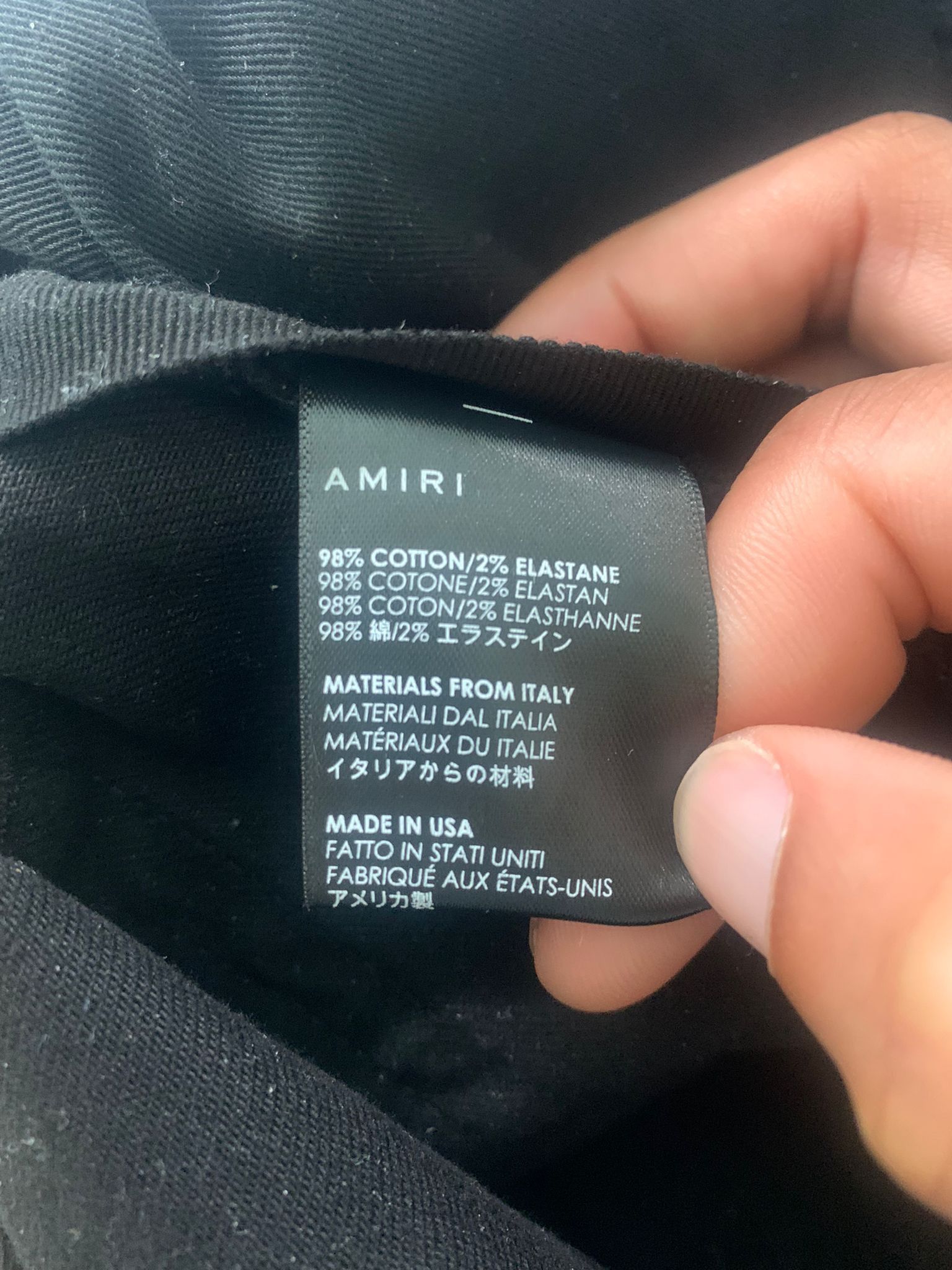Amiri Amiri Broken Track Jeans SS18 (Waist 34) Black & White Size US 34 / EU 50 - 8 Thumbnail