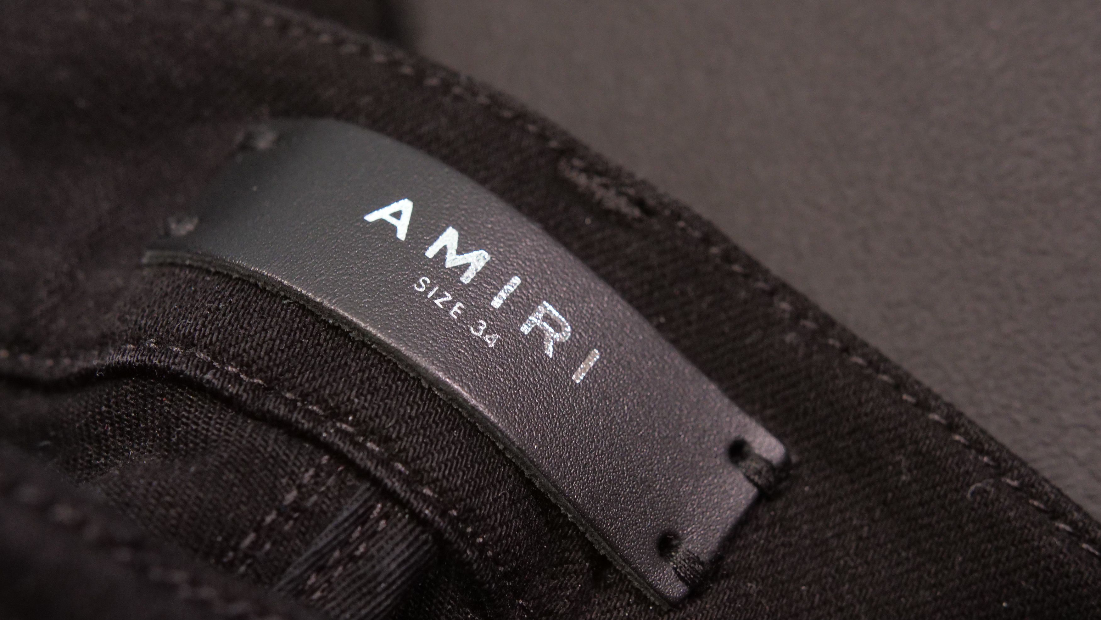 Amiri Amiri Broken Track Jeans SS18 (Waist 34) Black & White Size US 34 / EU 50 - 5 Thumbnail