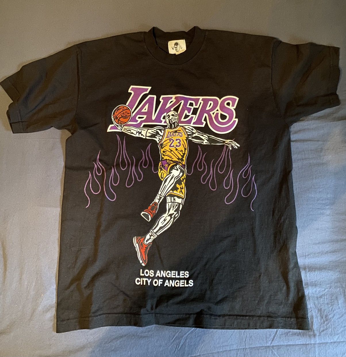 Warren Lotas Lakers Angels T-Shirt – Clout of the South