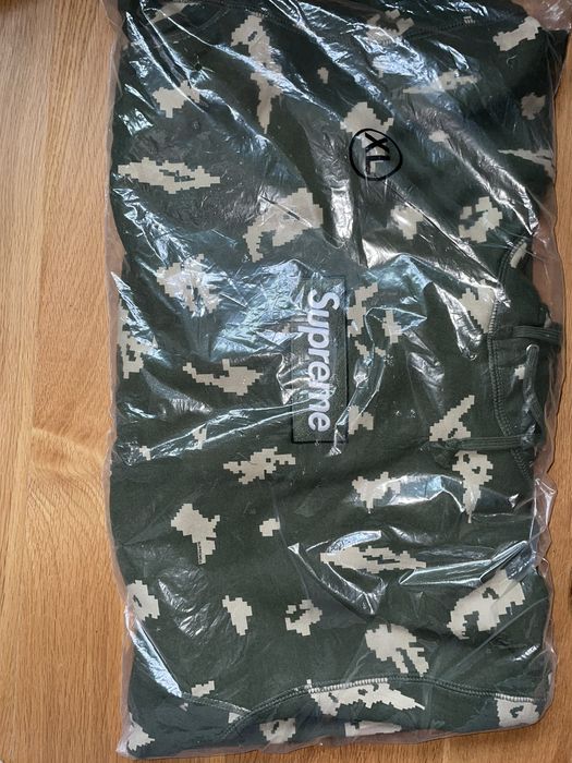 Supreme Box Logo Hooded Sweatshirt (FW21) Olive Russian Camo