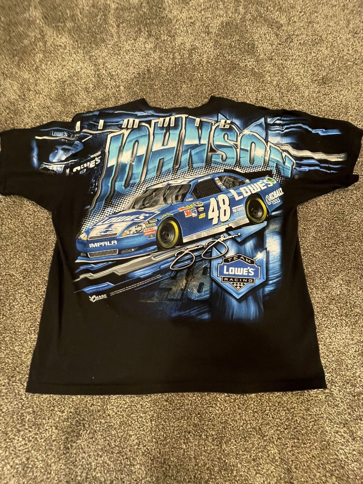 NASCAR × Vintage 2012 Jimmie Johnson Nascar AOP Size US XXL / EU 58 / 5 - 2 Thumbnail