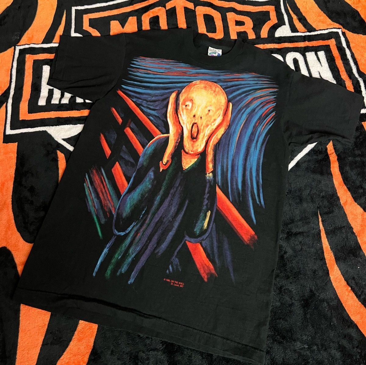 Vintage T Shirt Scream Liquid Blue | Grailed