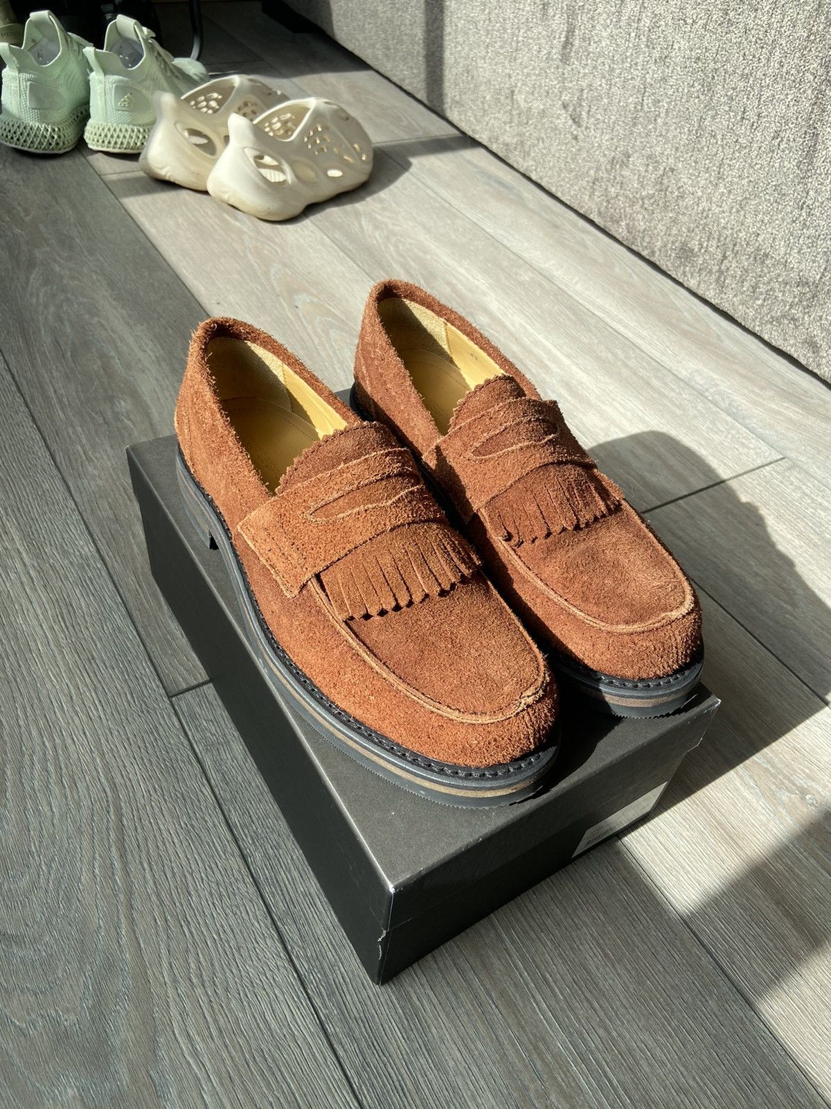 OUR LEGACY スエード ローファー 38 OUR LEGACY スエード ローファー 38 OUR LEGACY スエード ローファー