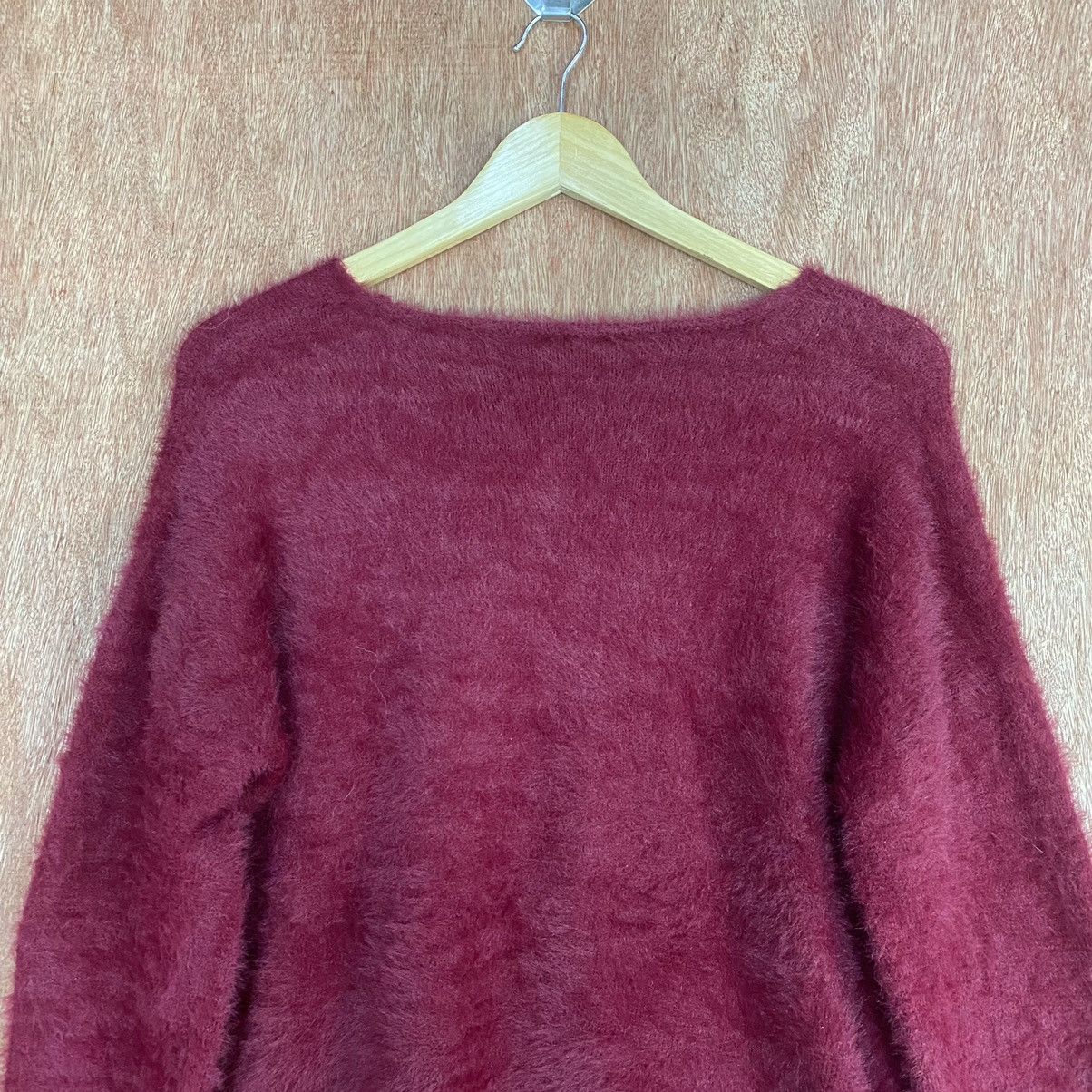 Homespun Knitwear Japanese Brand Red Mohair Shag Shaggy Knitwear Size US L / EU 52-54 / 3 - 12 Thumbnail