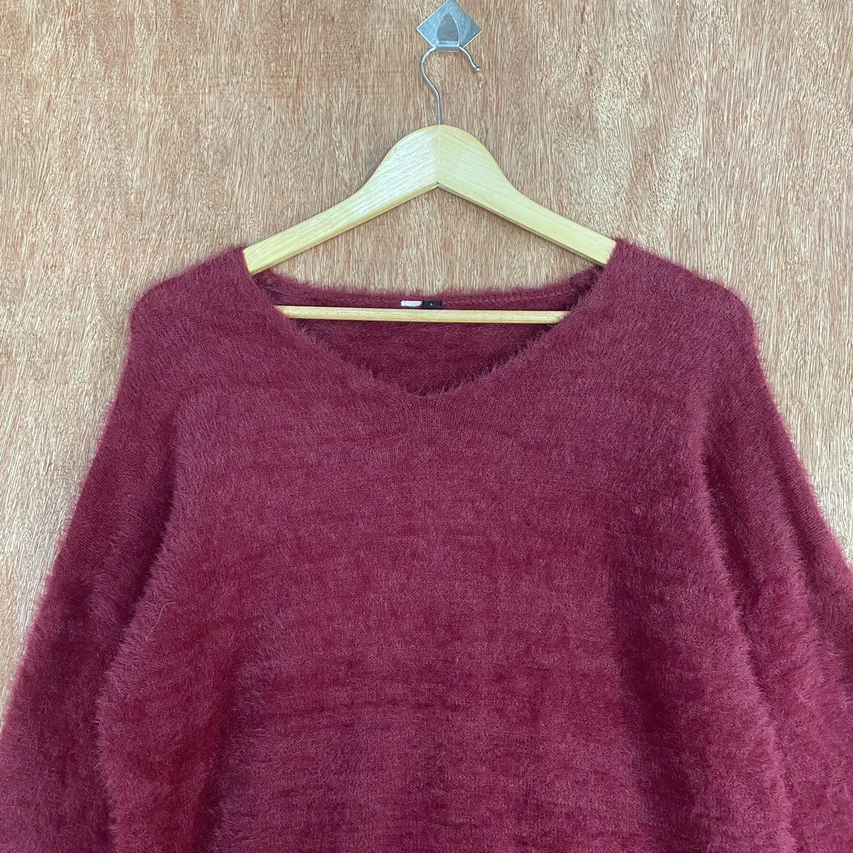 Homespun Knitwear Japanese Brand Red Mohair Shag Shaggy Knitwear Size US L / EU 52-54 / 3 - 2 Thumbnail