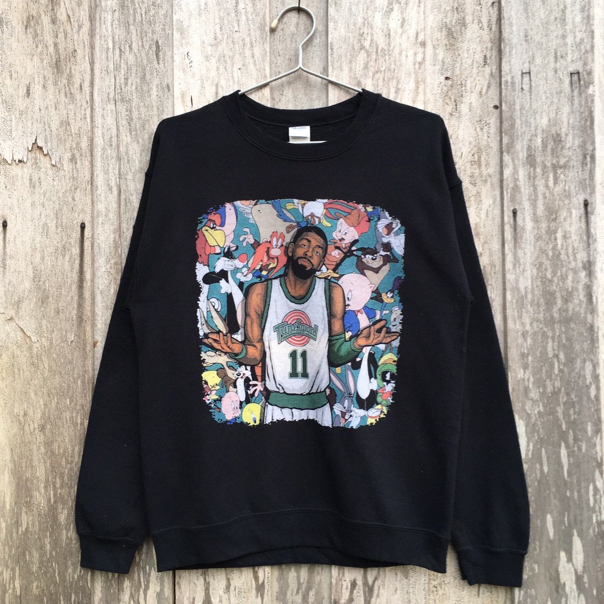 Gildan Kyrie Irving Tunes Squad Animated Crewneck Sweatshirt Size US M / EU 48-50 / 2 - 1 Thumbnail