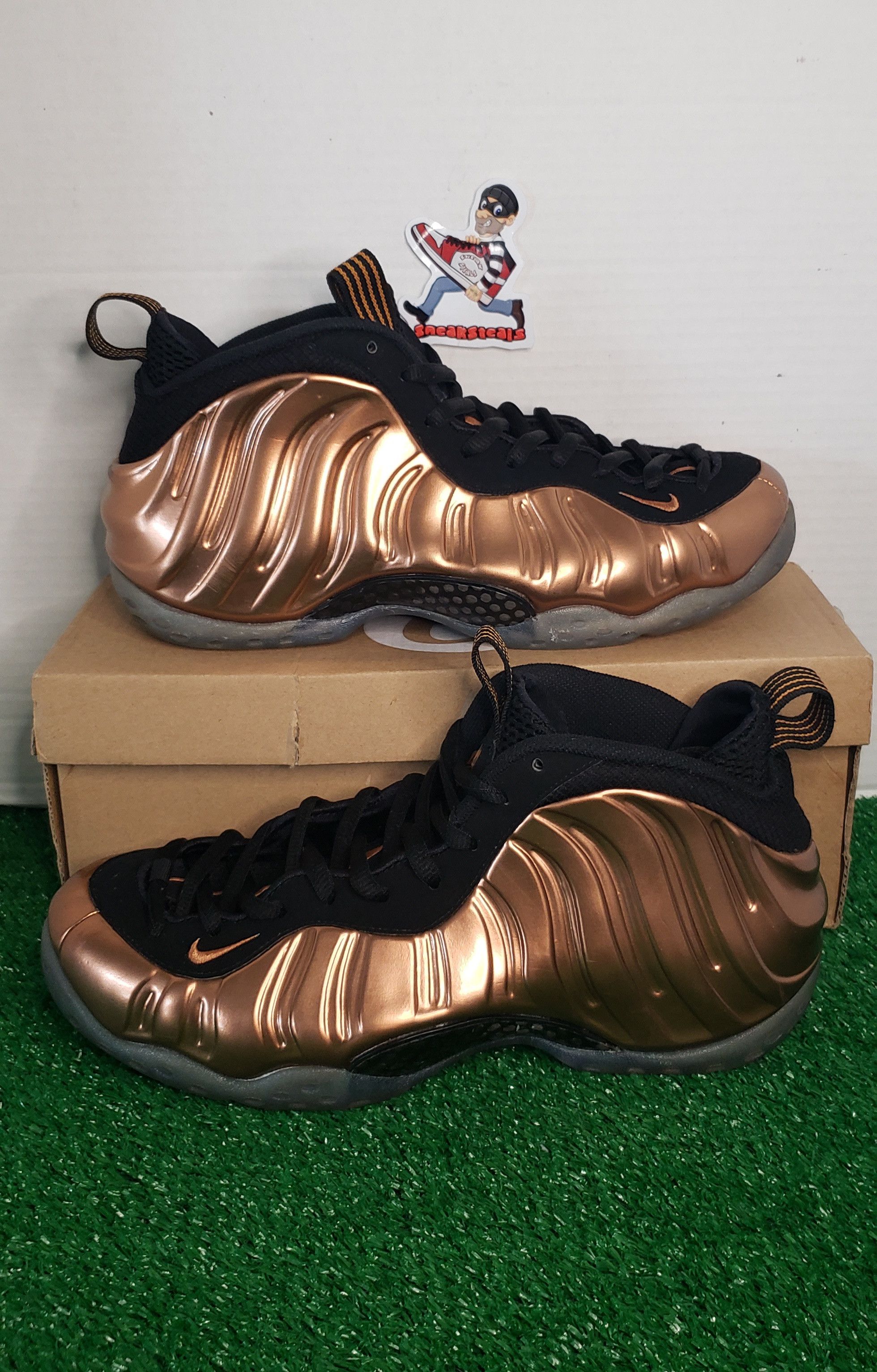 Nike Nike Air Foamposite 1 "Copper"2017 Size US 8 / EU 41 - 2 Thumbnail