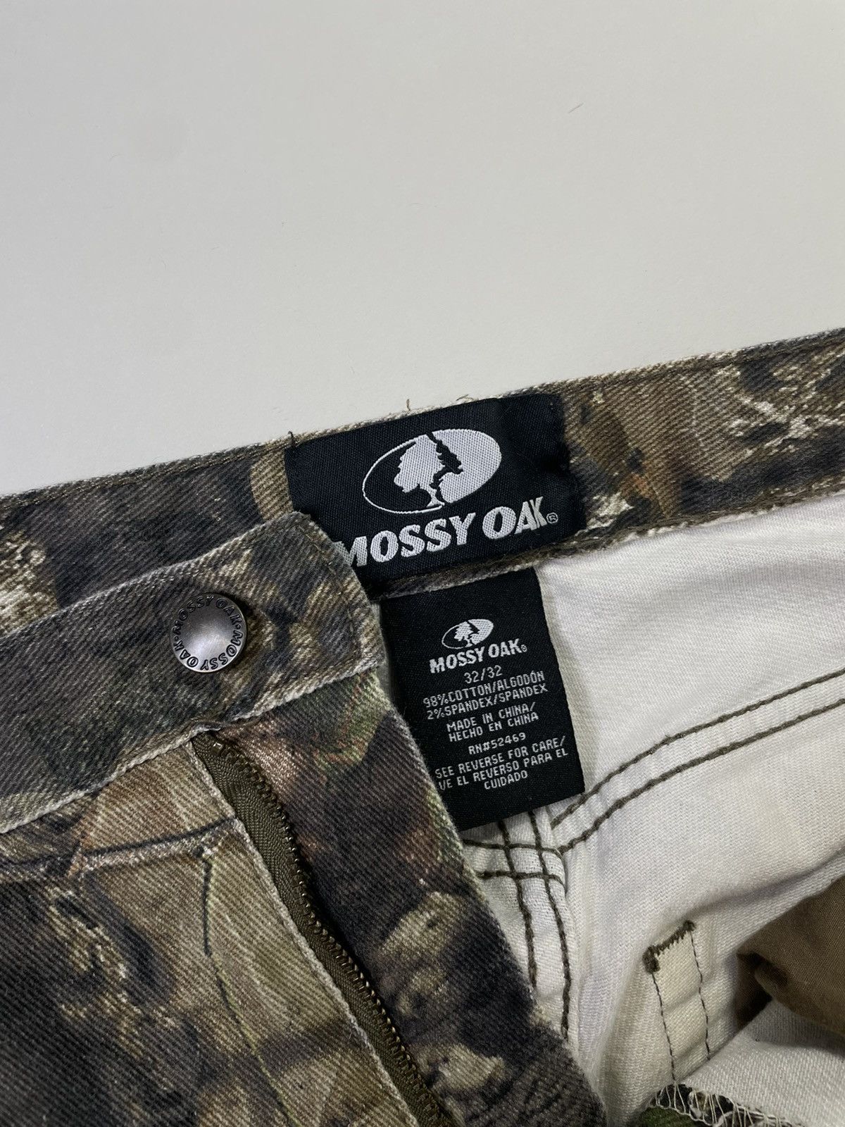 Mossy Oaks Super Tuff Camouflaged Denim Size US 32 / EU 48 - 3 Thumbnail