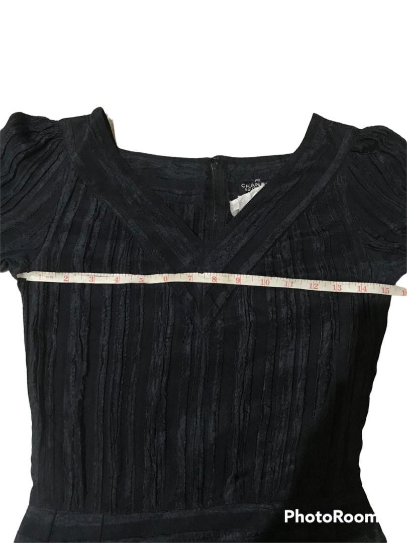 Chanel Vintage80s Chanel Silk Dress Size XS / US 0-2 / IT 36-38 - 12 Thumbnail