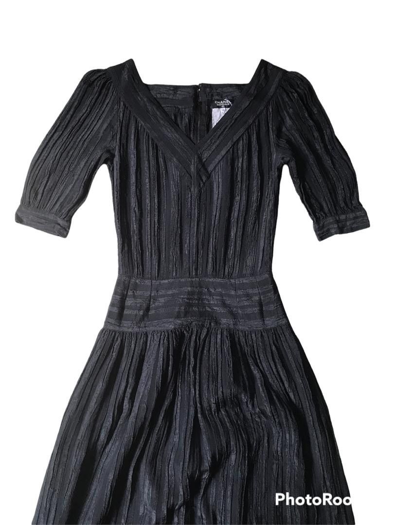 Chanel Vintage80s Chanel Silk Dress Size XS / US 0-2 / IT 36-38 - 1 Thumbnail