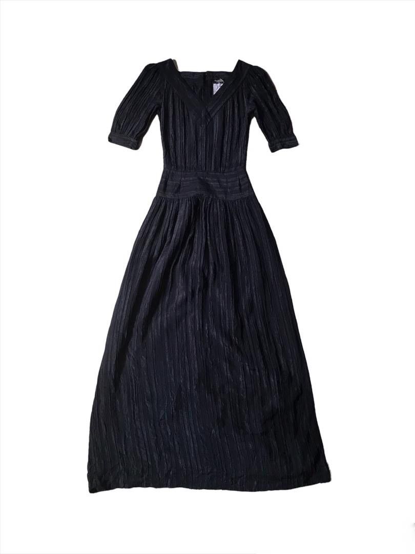 Chanel Vintage80s Chanel Silk Dress Size XS / US 0-2 / IT 36-38 - 2 Thumbnail