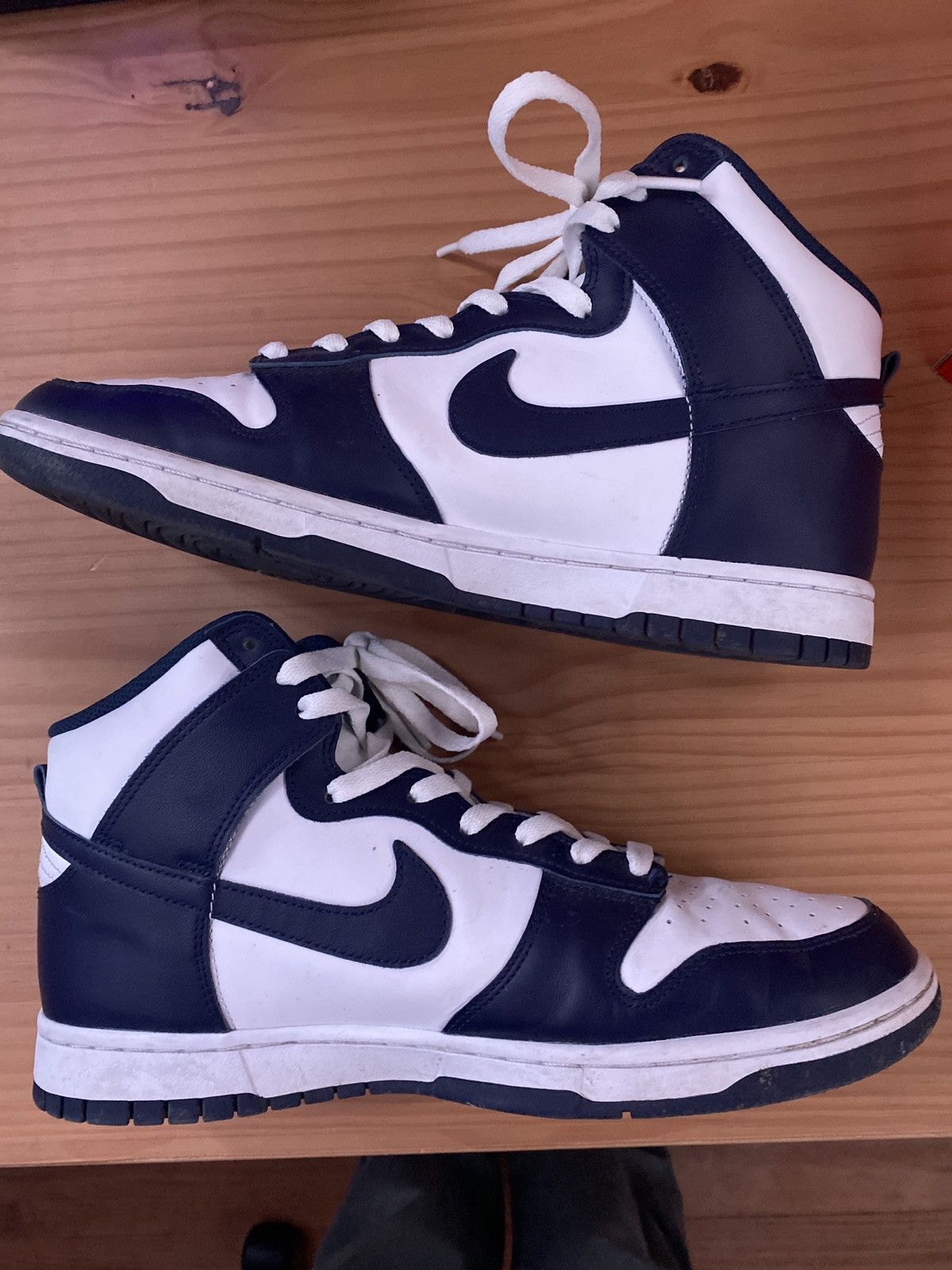 Nike Nike Dunk high midnight navy size 11 Size US 11 / EU 44 - 1 Thumbnail