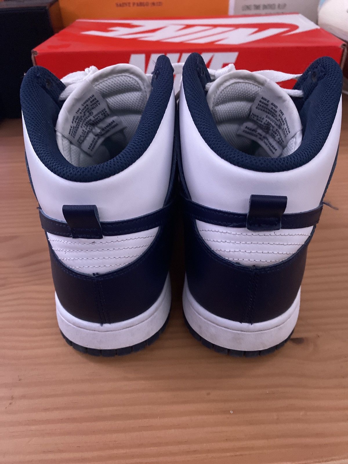 Nike Nike Dunk high midnight navy size 11 Size US 11 / EU 44 - 4 Thumbnail