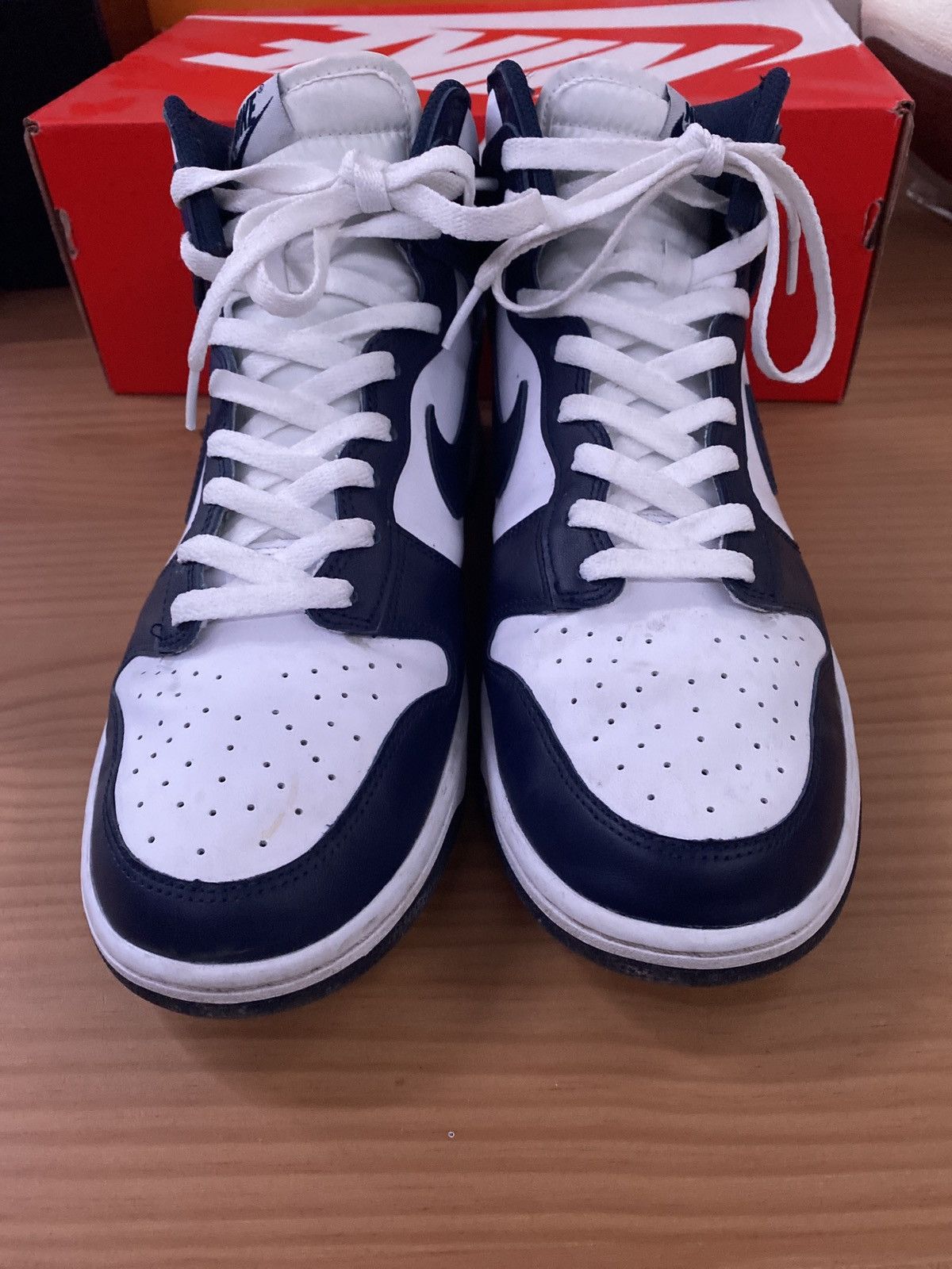 Nike Nike Dunk high midnight navy size 11 Size US 11 / EU 44 - 3 Thumbnail