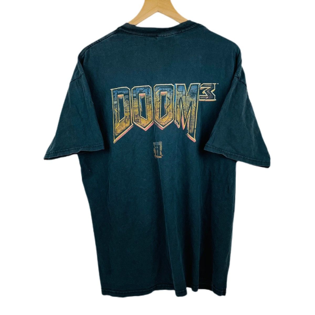 Vintage 2003 QuakeCon Doom 3 Video Game Promo T-Shirt