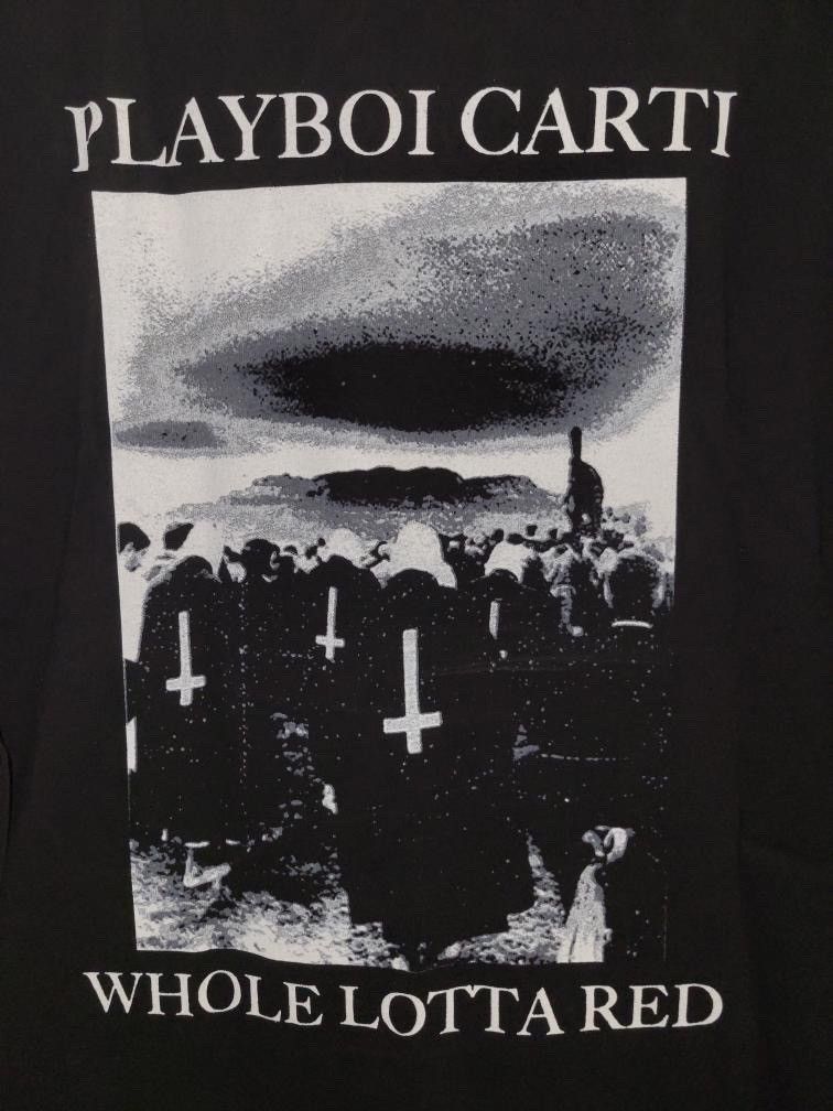 Playboi Carti Playboy carti Black Leather Devil Tee Size US XL / EU 56 / 4 - 4 Thumbnail