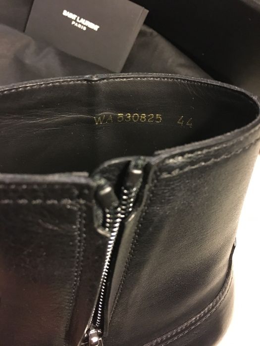 Saint Laurent Paris Saint Laurent Lukas Boots - Size 44 - Black Leather ...