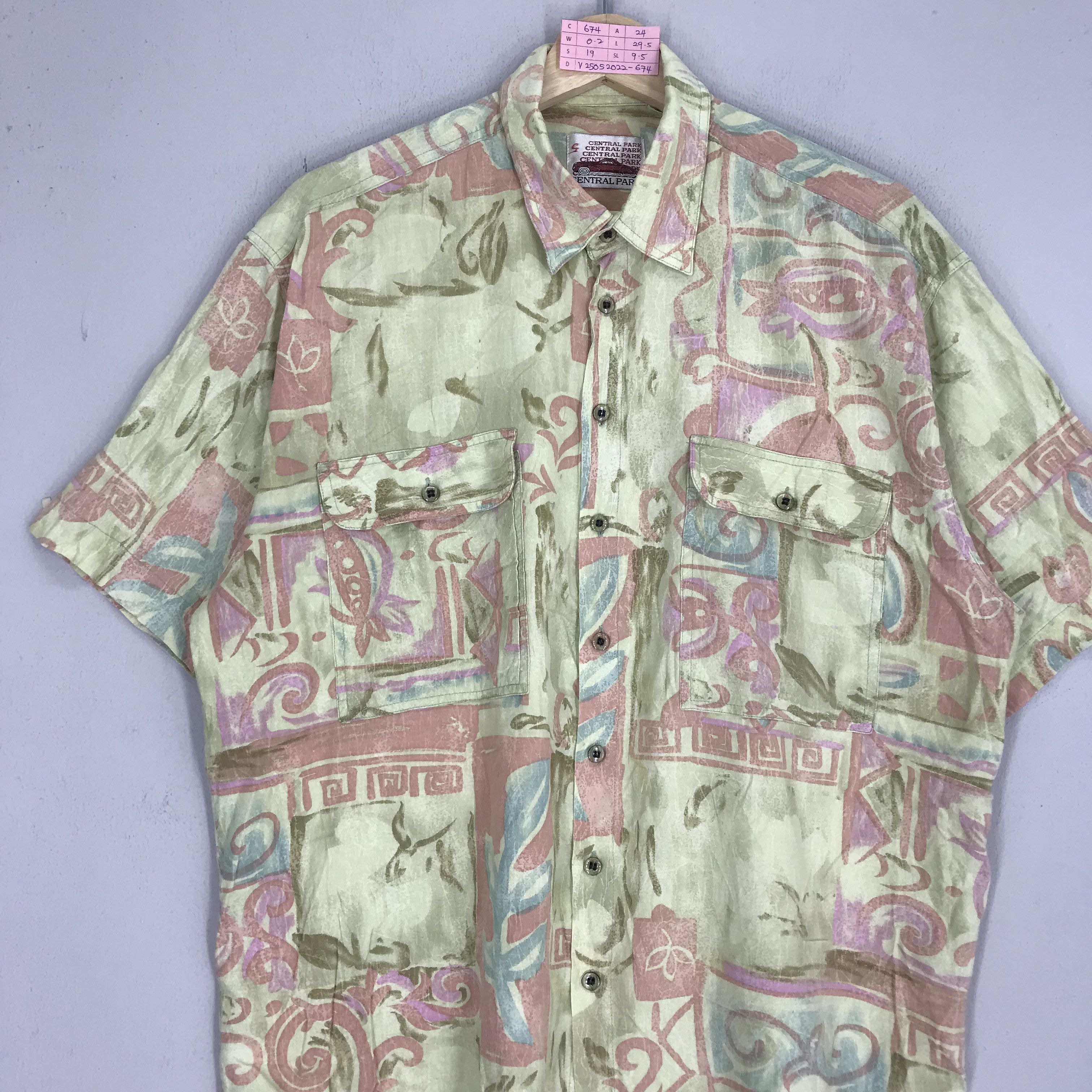 Vintage Vintage 1990's Novelty Baroque Oxfords Viscose Shirt Size US XL / EU 56 / 4 - 3 Thumbnail