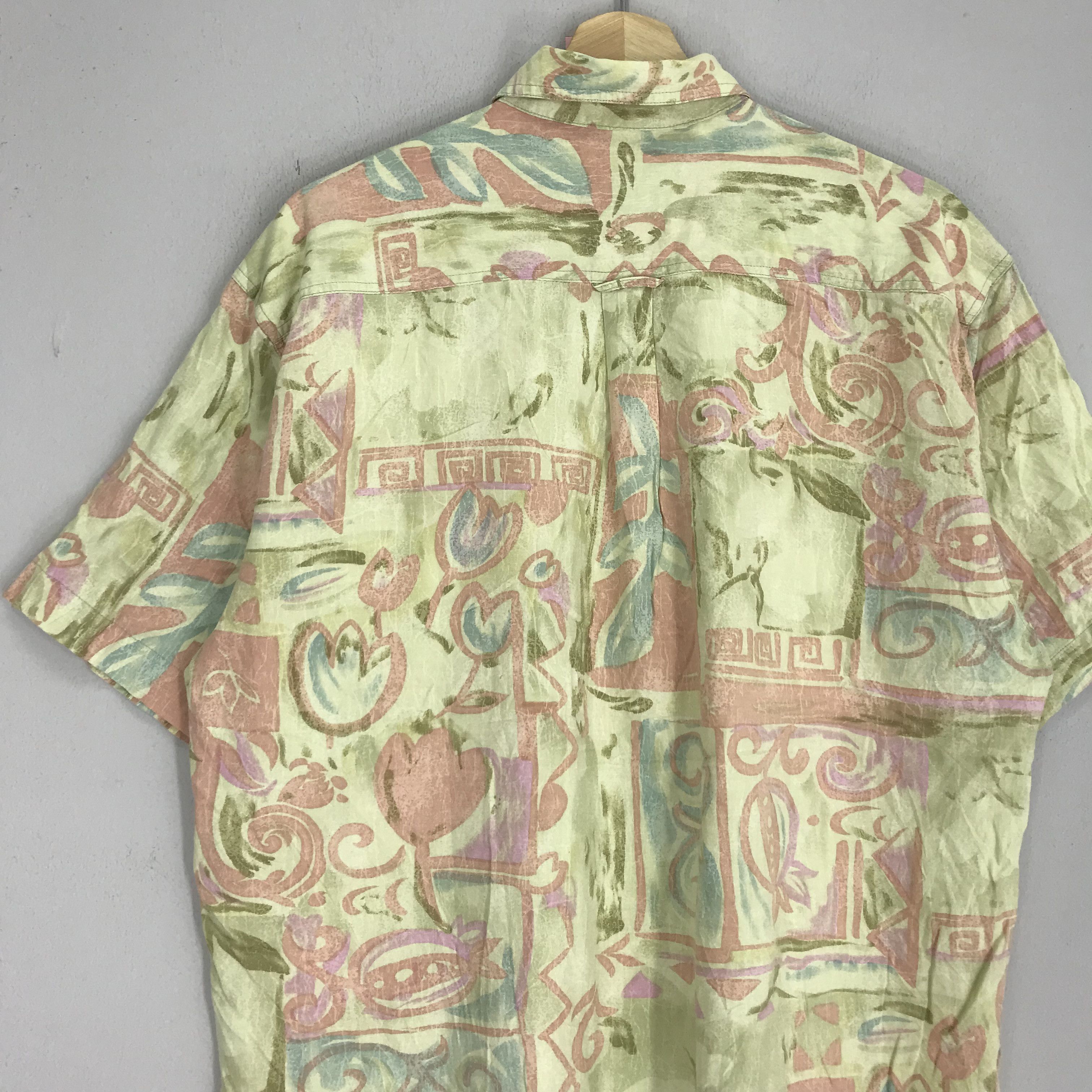 Vintage Vintage 1990's Novelty Baroque Oxfords Viscose Shirt Size US XL / EU 56 / 4 - 4 Thumbnail