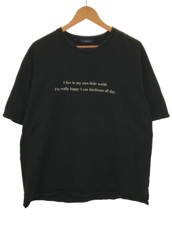 image of Undercover Message T-Shirt in Black, Men's (Size Large)