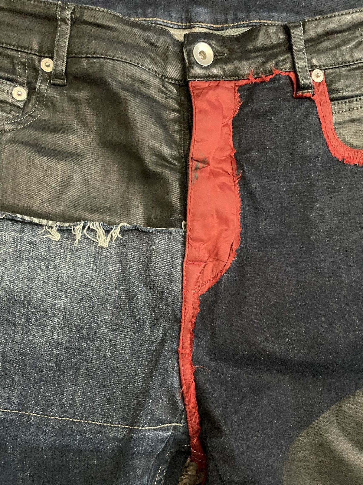 Rick Owens Drkshdw Detroit cut Size US 33 - 2 Thumbnail