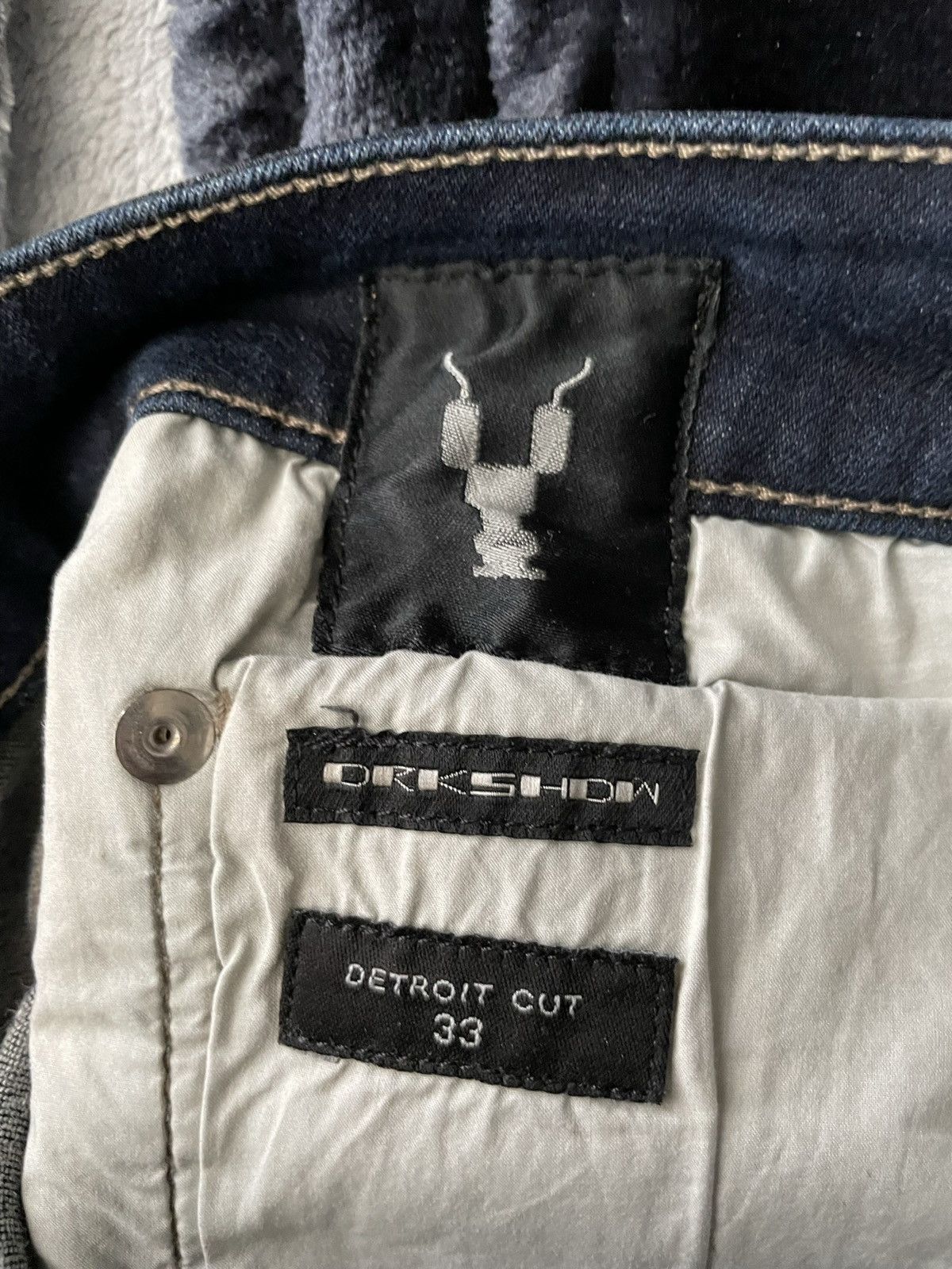 Rick Owens Drkshdw Detroit cut Size US 33 - 5 Thumbnail