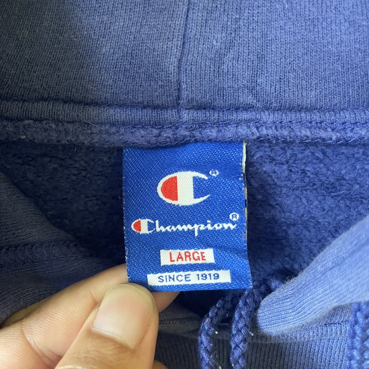 Champion Vintage 90s Champion Small Logo Crewneck Hoodie Size L Size US L / EU 52-54 / 3 - 7 Thumbnail