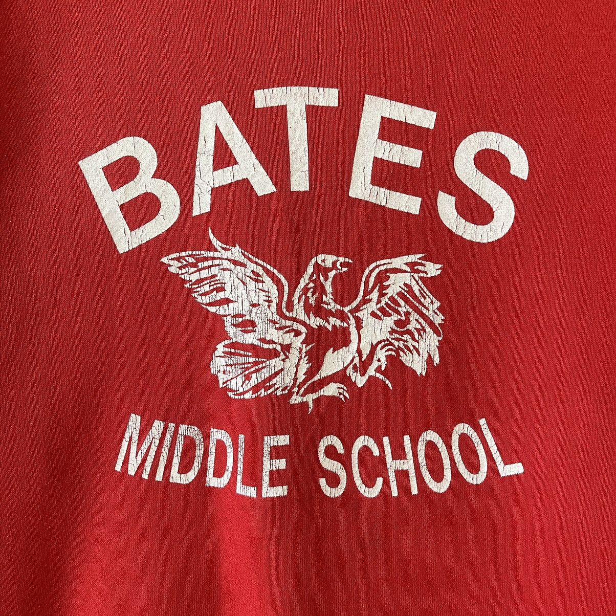 Vintage Vintage 90’s Bates Middle Scholl Crewneck Sweatshirt Size S Size US S / EU 44-46 / 1 - 5 Thumbnail