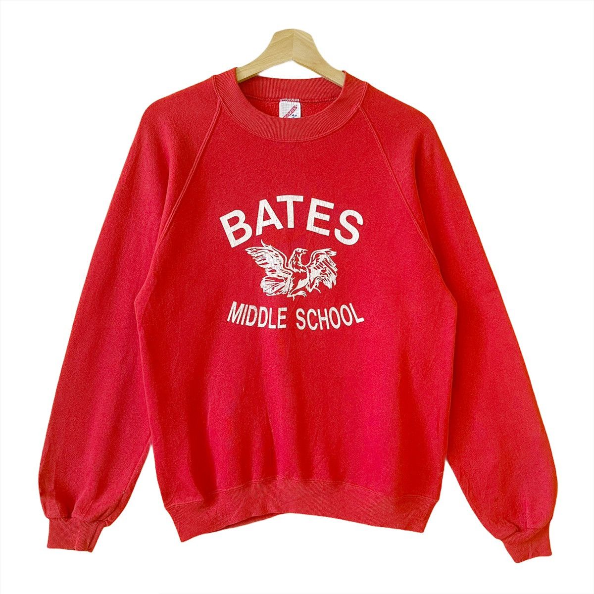 Vintage Vintage 90’s Bates Middle Scholl Crewneck Sweatshirt Size S Size US S / EU 44-46 / 1 - 1 Thumbnail