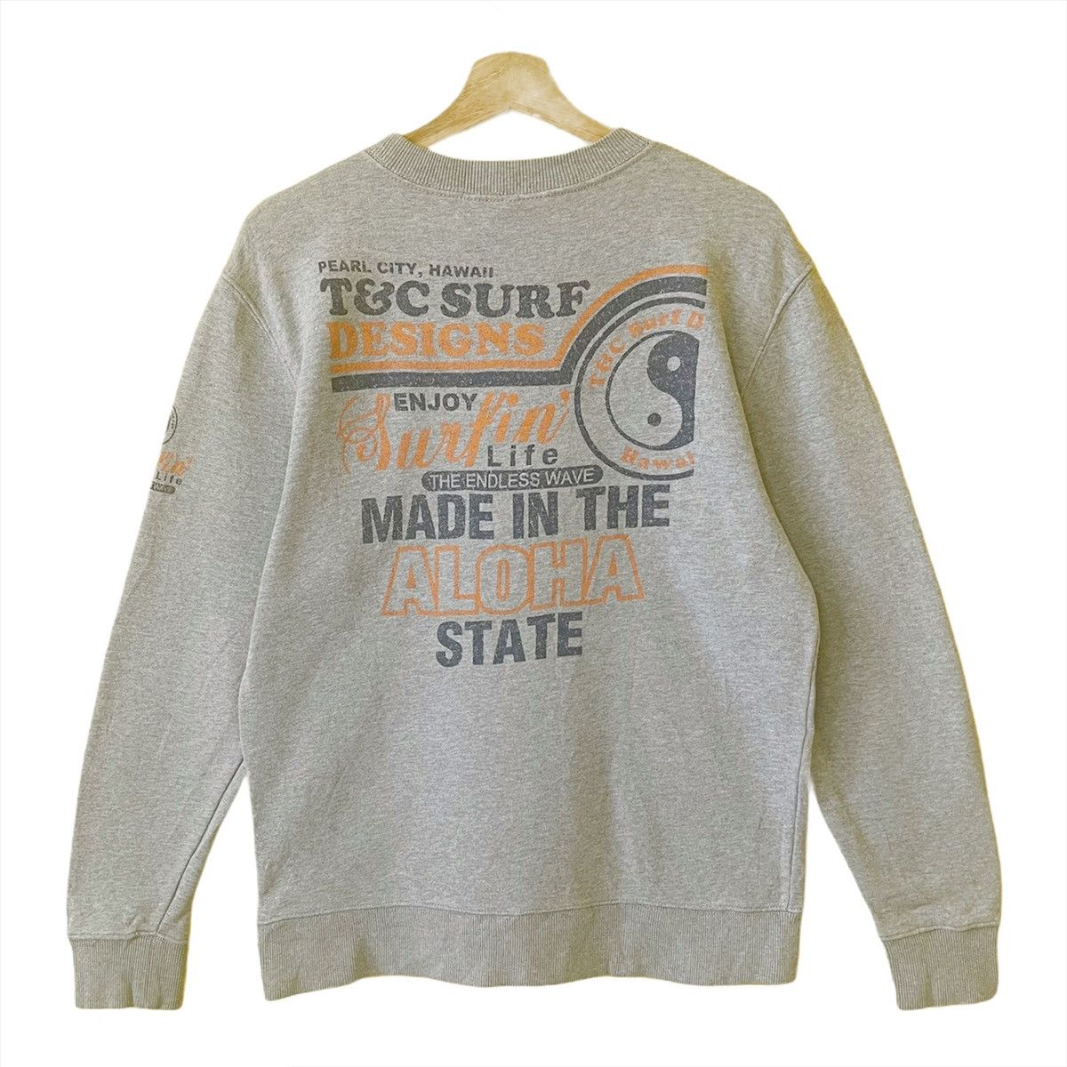 Vintage Vintage TnC Hawaii Pearl City Surf Crewneck Sweatshirt SizeM Size US M / EU 48-50 / 2 - 1 Thumbnail