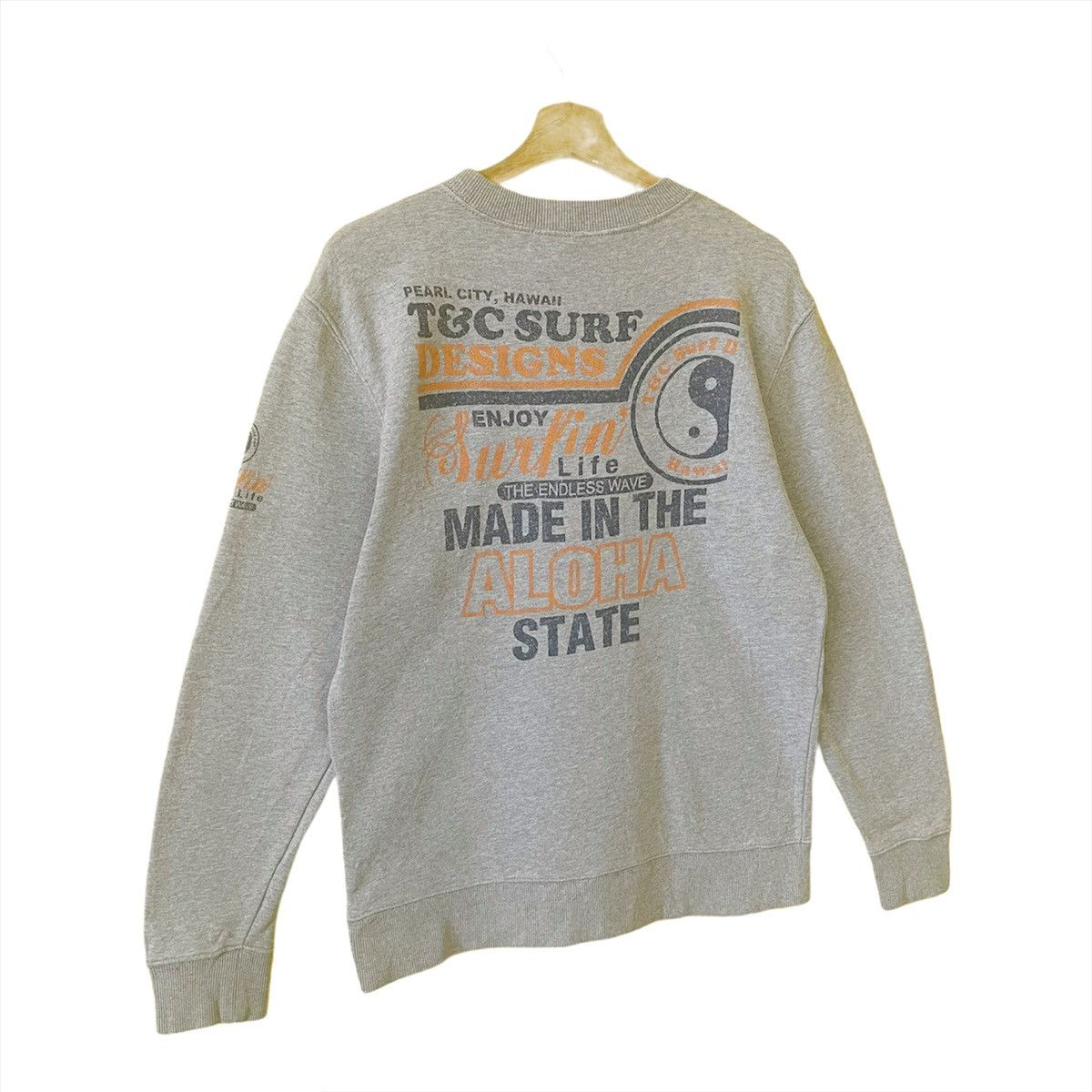 Vintage Vintage TnC Hawaii Pearl City Surf Crewneck Sweatshirt SizeM Size US M / EU 48-50 / 2 - 2 Thumbnail