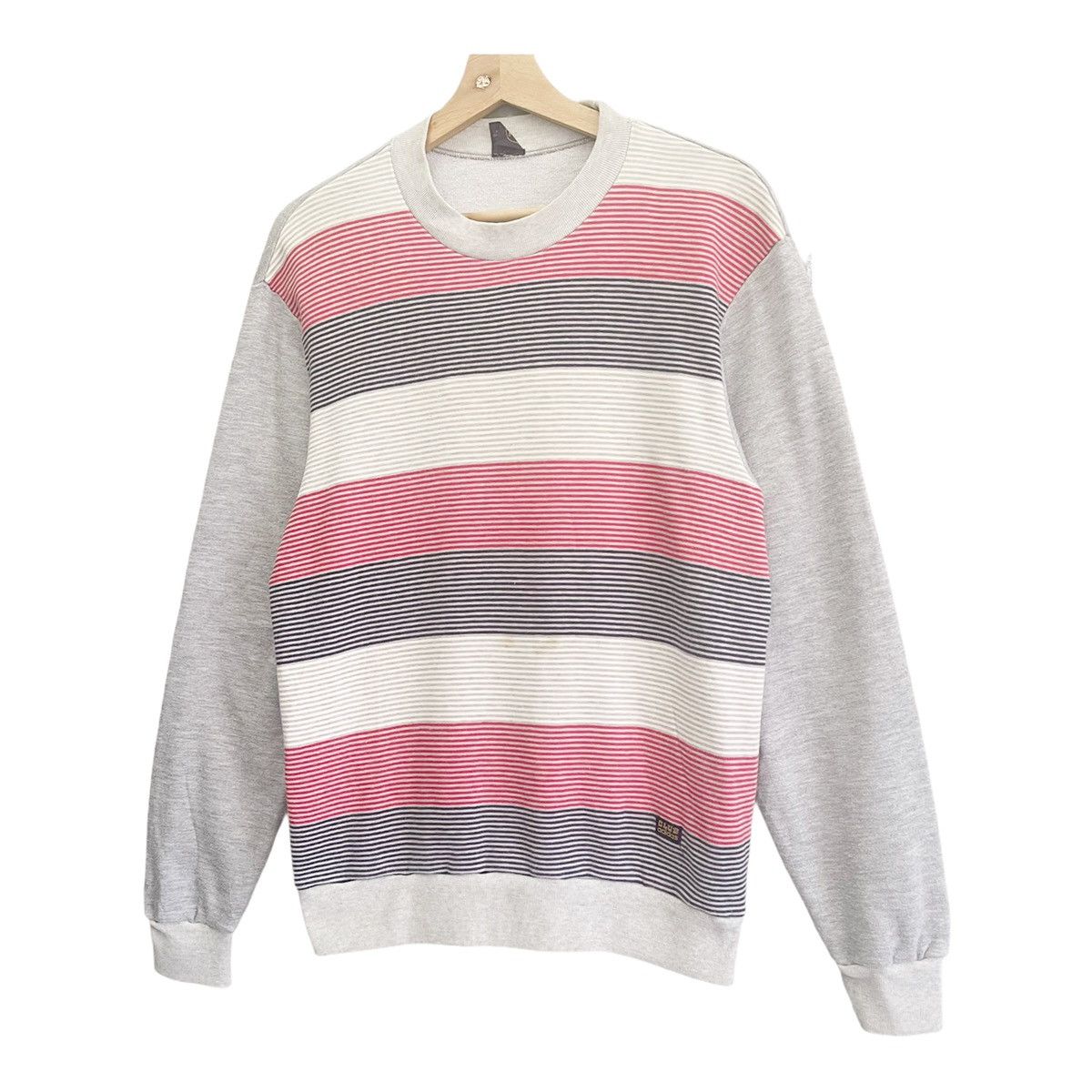 Adidas Vintage 00s Adidas Club Stripe Crewneck Sweatshirt Size M Size US M / EU 48-50 / 2 - 3 Thumbnail