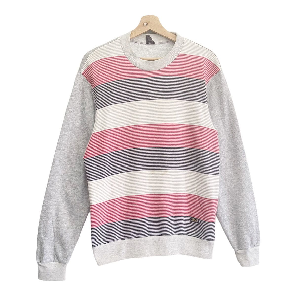 Adidas Vintage 00s Adidas Club Stripe Crewneck Sweatshirt Size M Size US M / EU 48-50 / 2 - 2 Thumbnail