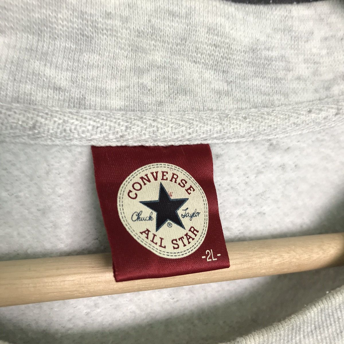 Converse Converse Big Logo Pullover Crewneck Sweatshirt Size L Size US L / EU 52-54 / 3 - 6 Thumbnail