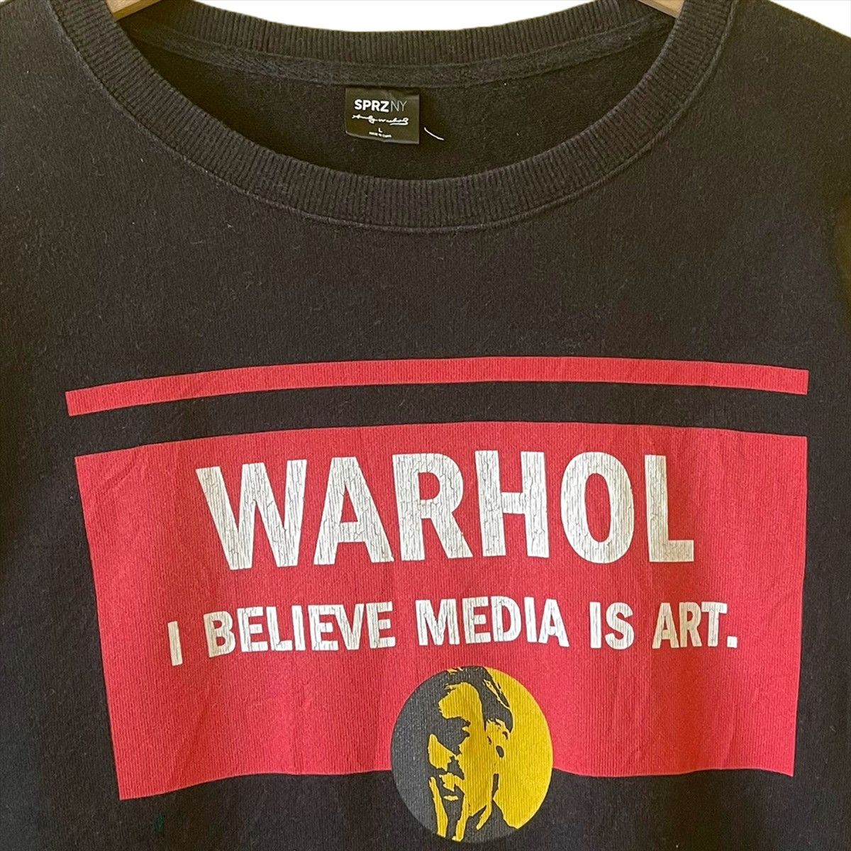 Andy Warhol Andy Warhol Big Logo Crewneck Sweatshirt Size M Size US M / EU 48-50 / 2 - 4 Thumbnail