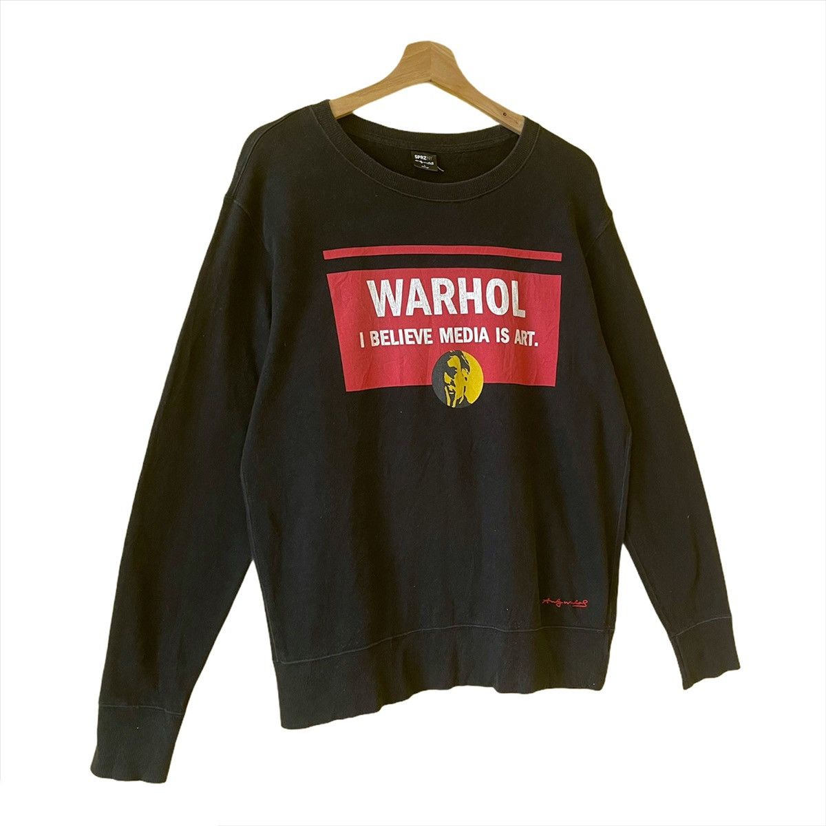 Andy Warhol Andy Warhol Big Logo Crewneck Sweatshirt Size M Size US M / EU 48-50 / 2 - 2 Thumbnail