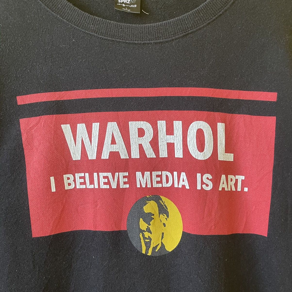 Andy Warhol Andy Warhol Big Logo Crewneck Sweatshirt Size M Size US M / EU 48-50 / 2 - 5 Thumbnail
