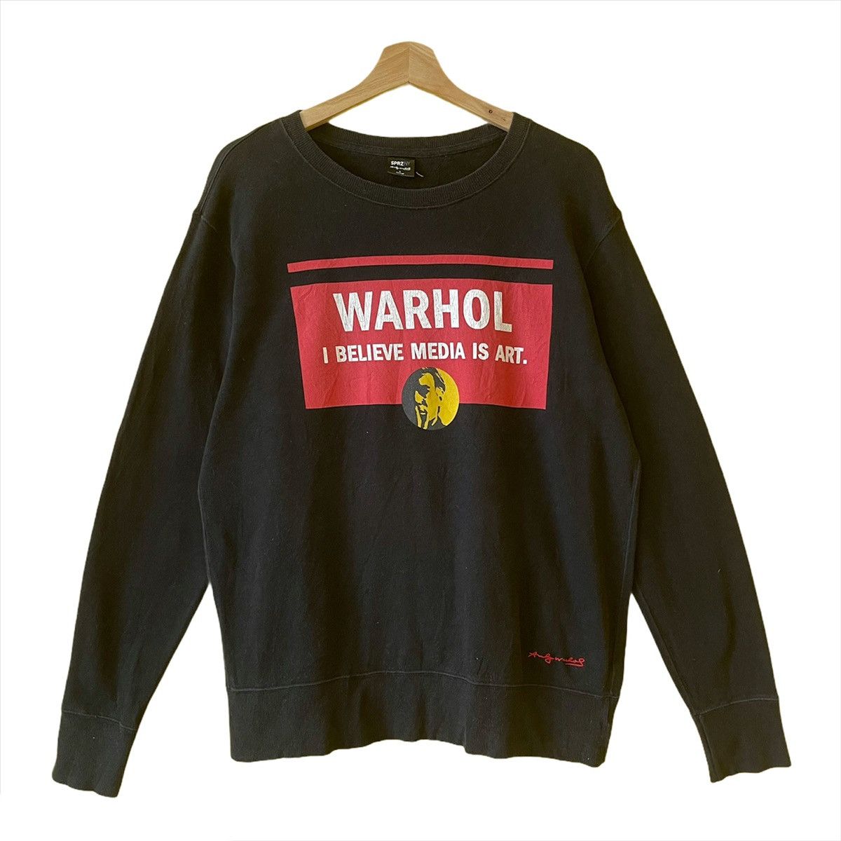 Andy Warhol Andy Warhol Big Logo Crewneck Sweatshirt Size M Size US M / EU 48-50 / 2 - 1 Thumbnail