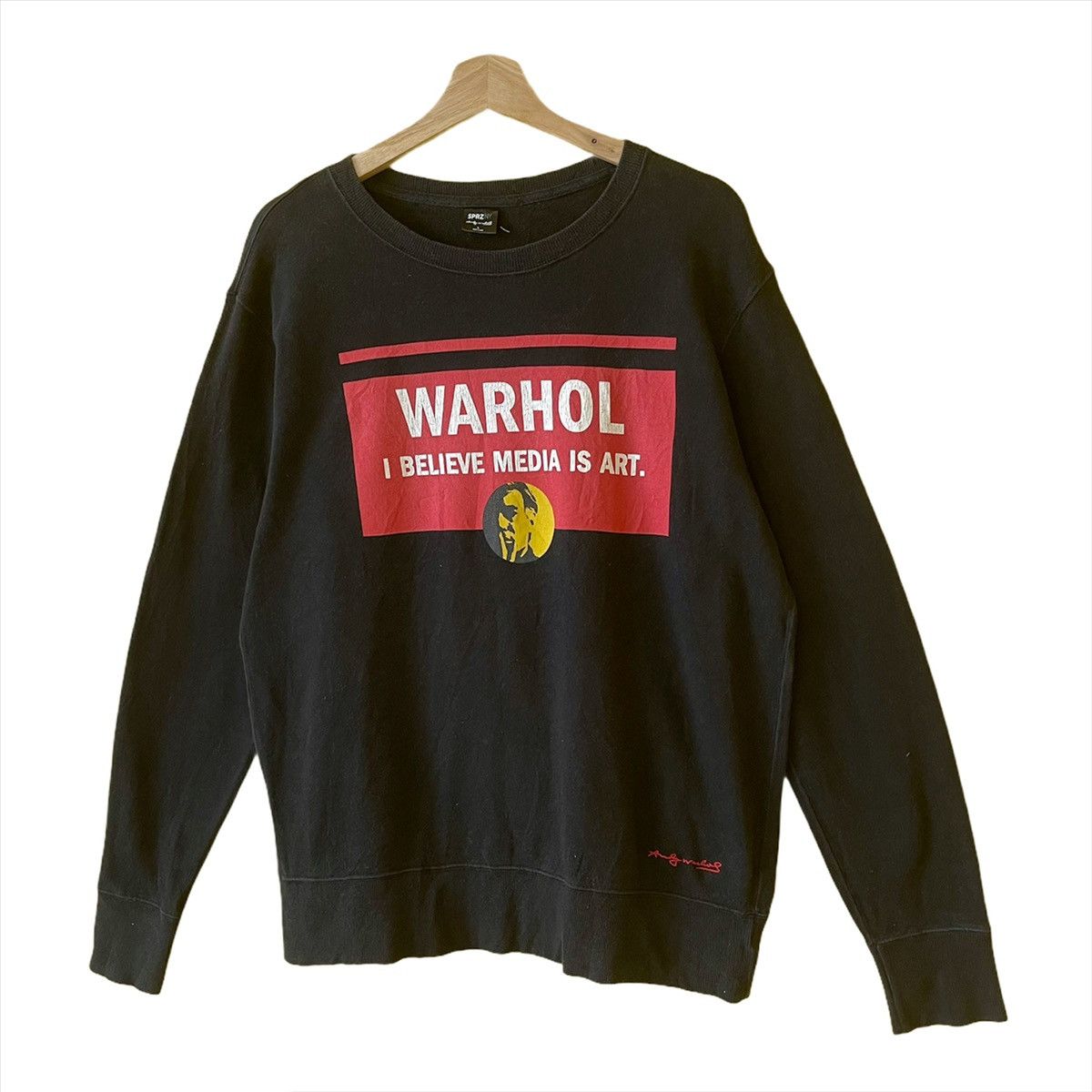 Andy Warhol Andy Warhol Big Logo Crewneck Sweatshirt Size M Size US M / EU 48-50 / 2 - 3 Thumbnail