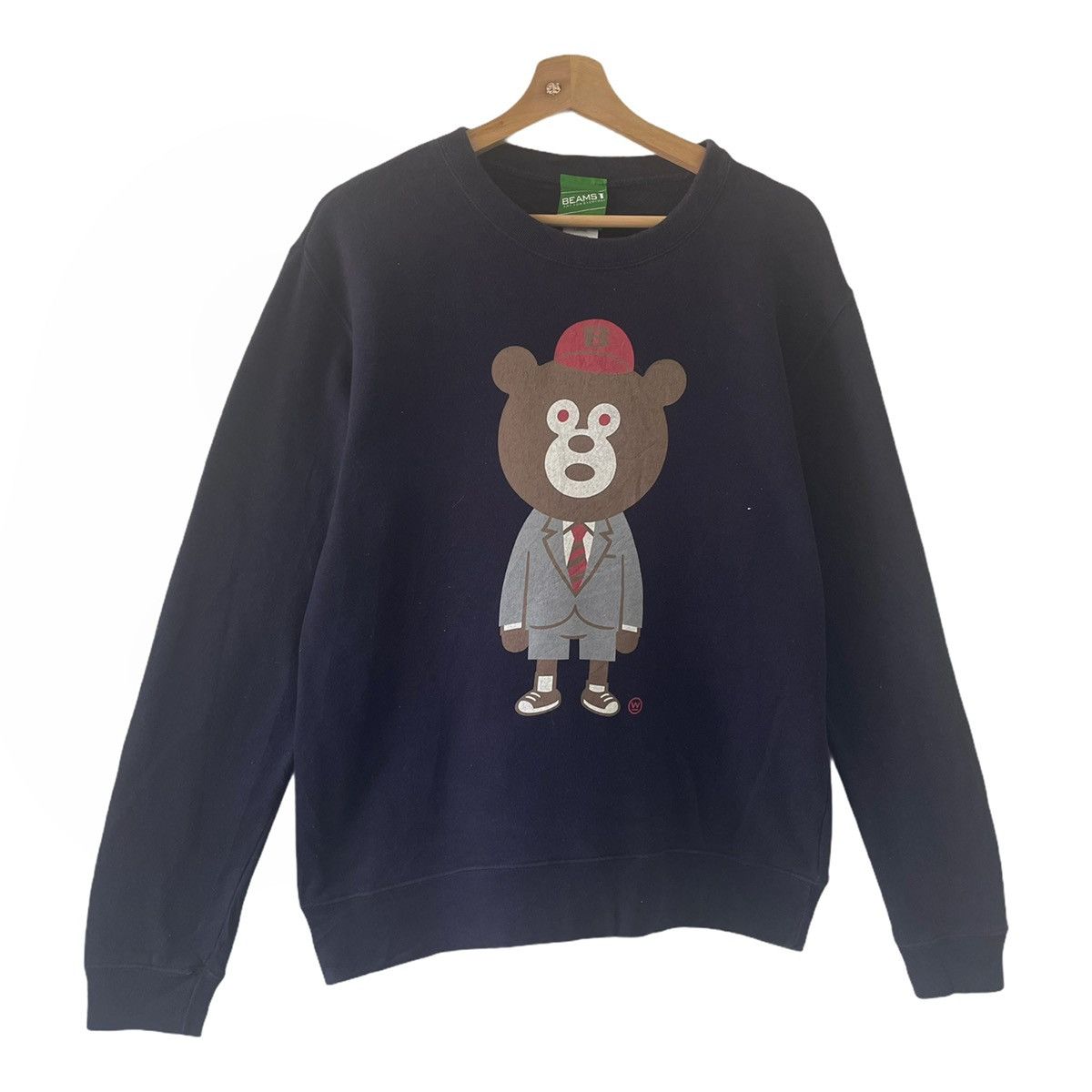 Beams Plus × Cartoon Network Beamst Big Logo Crewneck Sweatshirt Size M Size US M / EU 48-50 / 2 - 2 Thumbnail