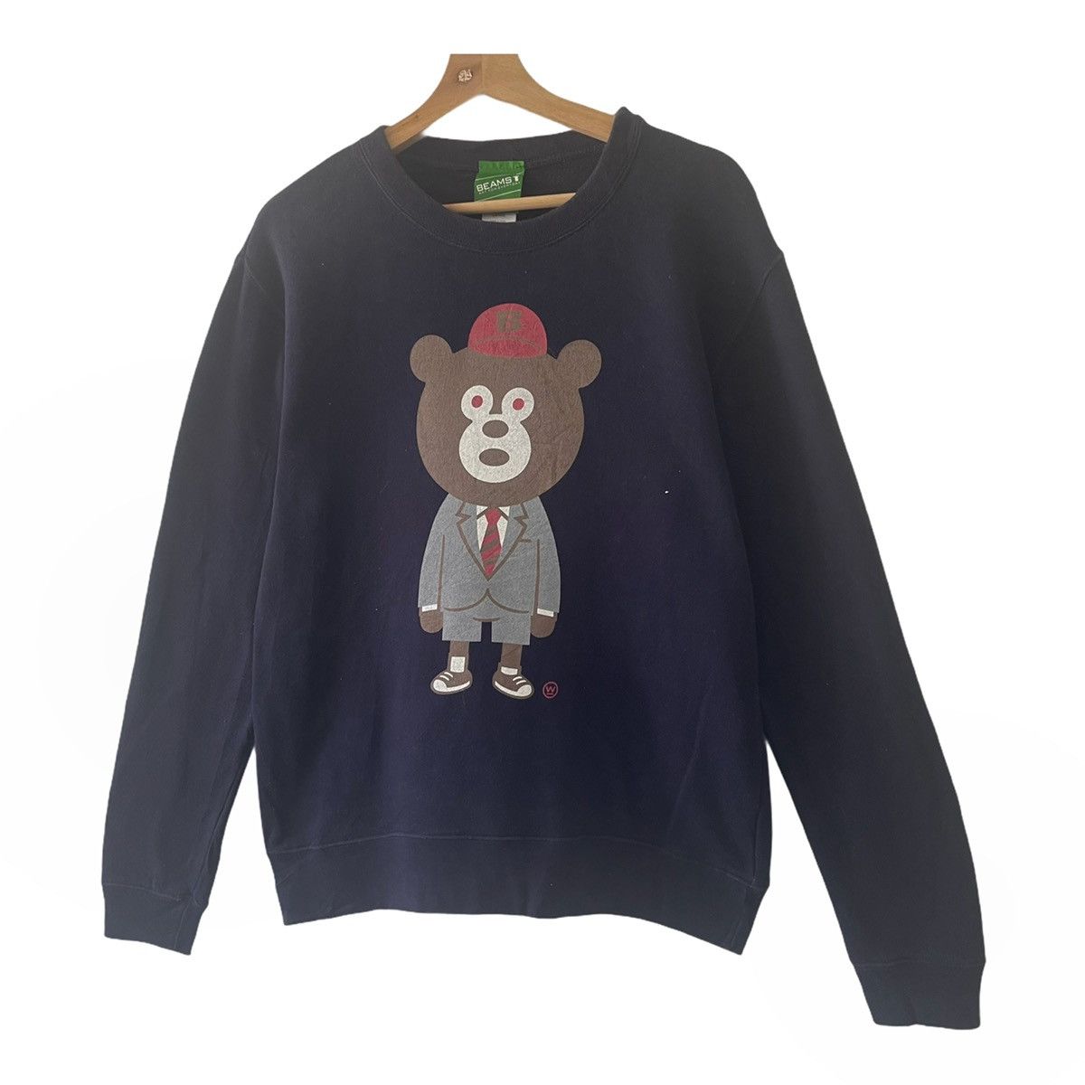 Beams Plus × Cartoon Network Beamst Big Logo Crewneck Sweatshirt Size M Size US M / EU 48-50 / 2 - 3 Thumbnail
