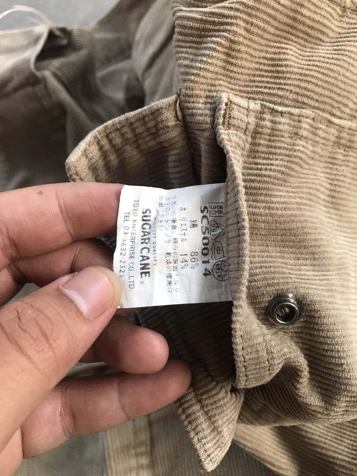Sugar Cane Vintage Sugar Cane Shorts Corduroy Size US 34 / EU 50 - 8 Thumbnail