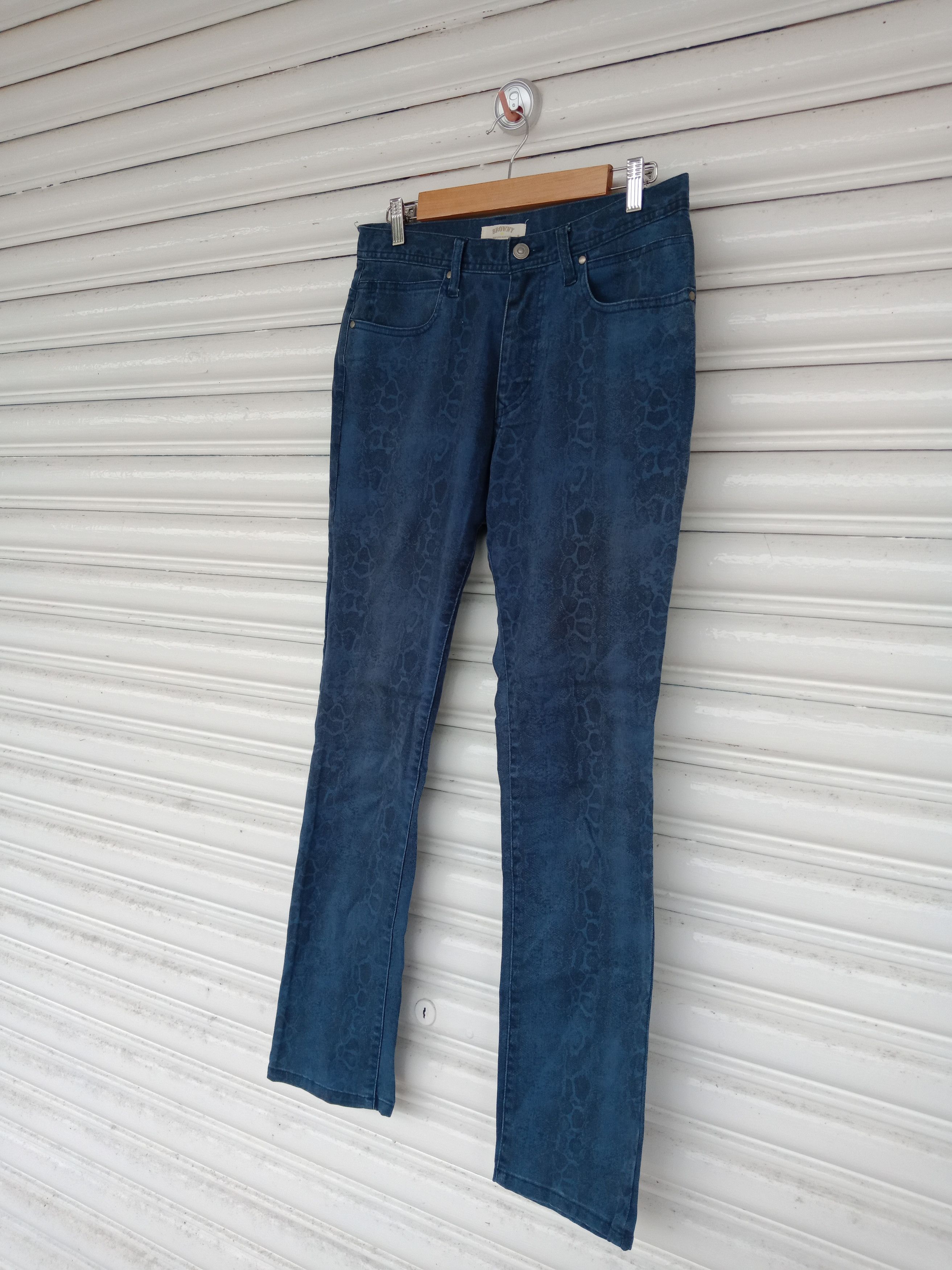 semanticdesign Browny Blue Snake's Skins Size US 31 - 3 Thumbnail