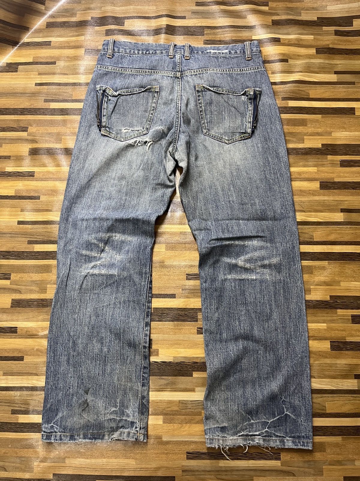 Japanese Brand Ripped Distressed Hysteric Distressed Denim Japanese Size US 32 / EU 48 - 14 Thumbnail