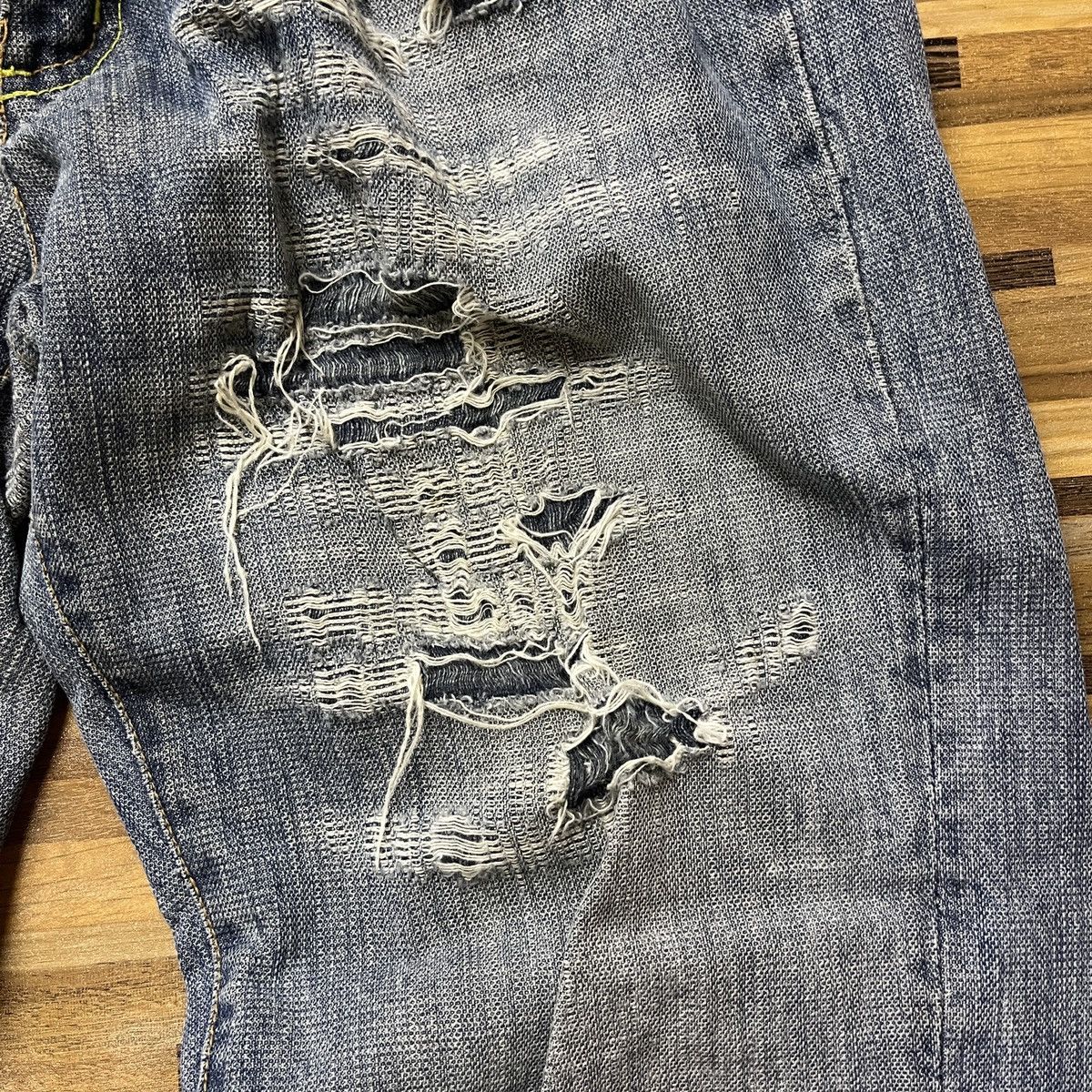 Japanese Brand Ripped Distressed Hysteric Distressed Denim Japanese Size US 32 / EU 48 - 10 Thumbnail