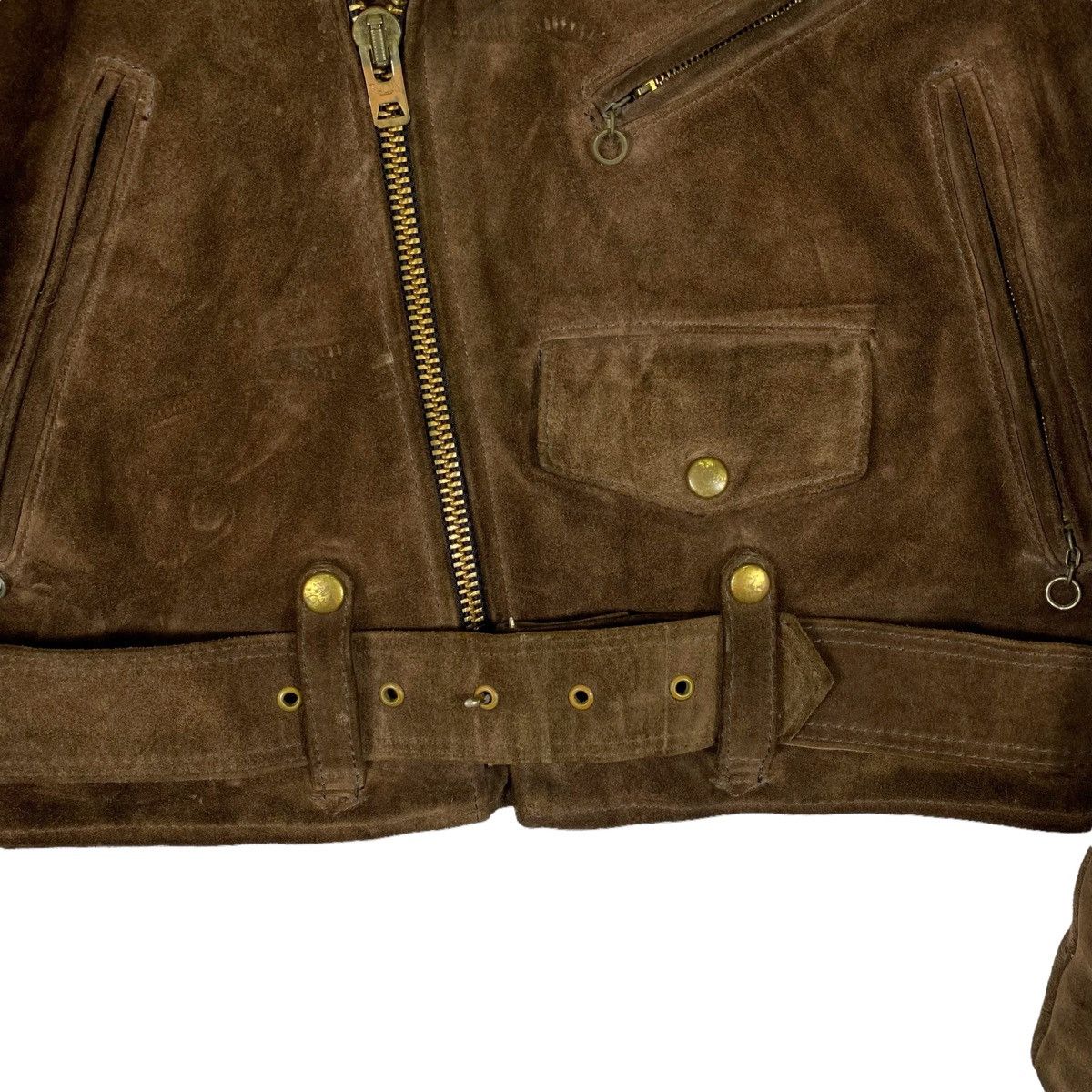 Vanson Leathers Vanson Leathers Heavyweight Washed Suede Rider Jacket Size US M / EU 48-50 / 2 - 6 Thumbnail